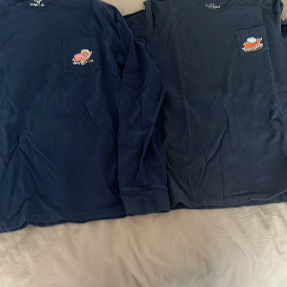 Two thanksgiving vineyard vines tees